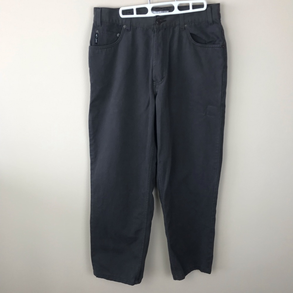 Armani Exchange Grey Button Fly Pants